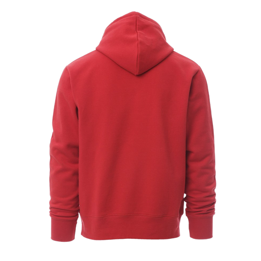 Hoodie mit Greif-Schriftzug „Greifswalder FC" I Rot