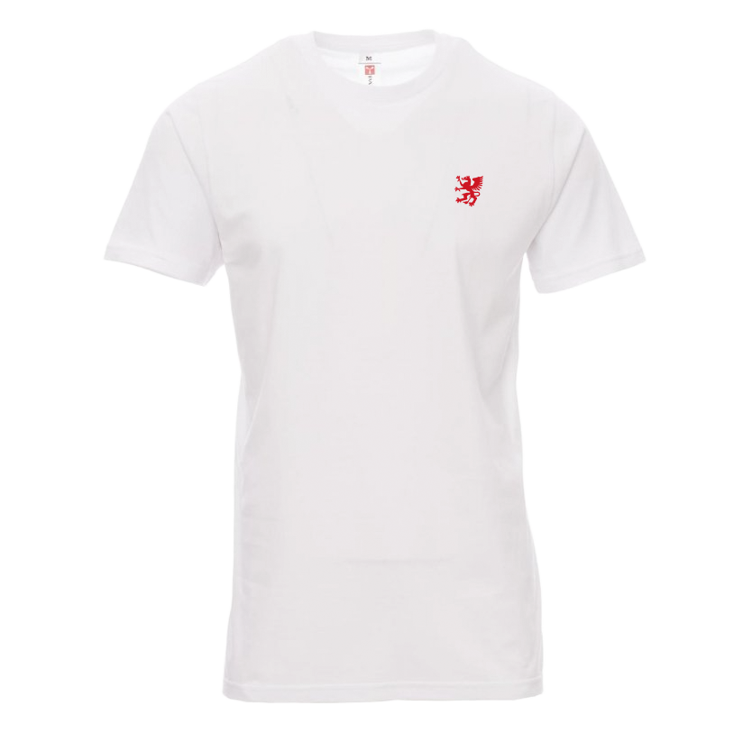 T-Shirt mit Backprint „Greifswalder FC" I Weiß