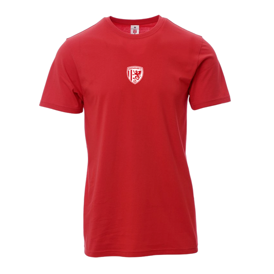 T-Shirt mit Vereinswappen I Rot